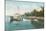 Boat Landing, Palm Beach, Florida-null-Mounted Art Print