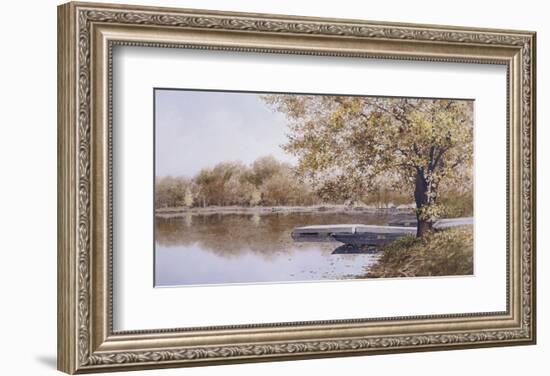 Boat Landing-Ray Hendershot-Framed Art Print