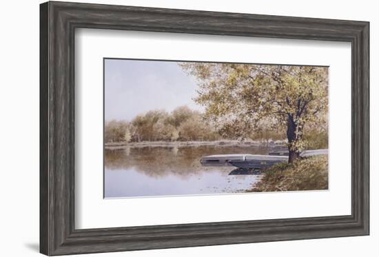 Boat Landing-Ray Hendershot-Framed Art Print