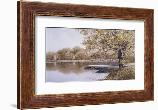 Boat Landing-Ray Hendershot-Framed Art Print