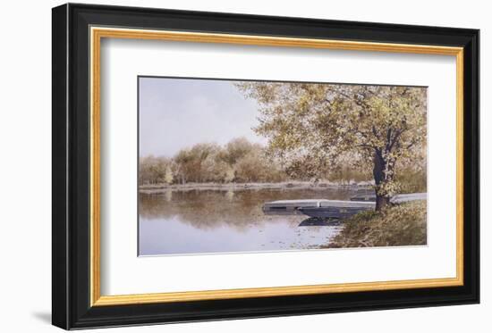 Boat Landing-Ray Hendershot-Framed Art Print