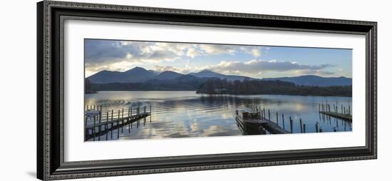 Boat Landings, Derwentwater, Keswick, Lake District National Park, Cumbria, England, UK-James Emmerson-Framed Photographic Print