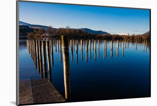Boat landings, Derwentwater, Keswick, Lake District National Park,  Cumbria-James Emmerson-Mounted Photographic Print