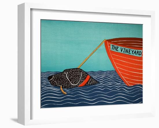 Boat Mv Black-Stephen Huneck-Framed Giclee Print