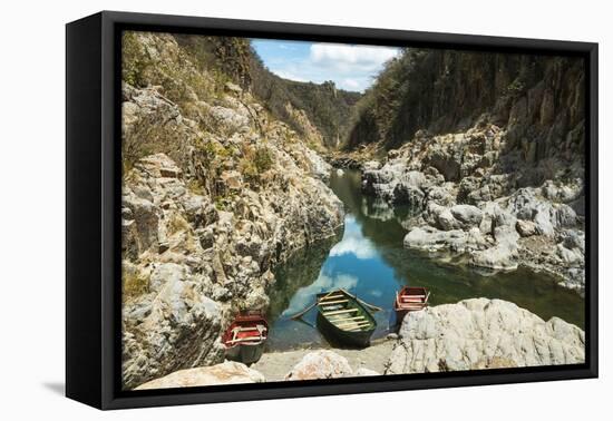 Boat Navigable Part of the Coco River before it Narrows into the Somoto Canyon National Monument-Rob Francis-Framed Premier Image Canvas