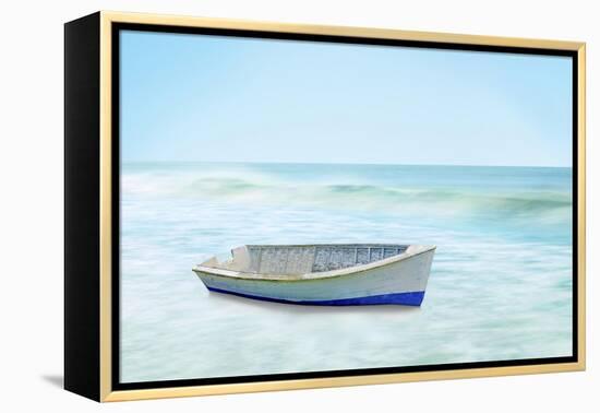 Boat on a Beach I-James McLoughlin-Framed Stretched Canvas