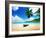 Boat on Beach Mahe Island, Seychelles-Iakov Kalinin-Framed Photographic Print