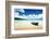 Boat on Beach Mahe Island, Seychelles-Iakov Kalinin-Framed Photographic Print