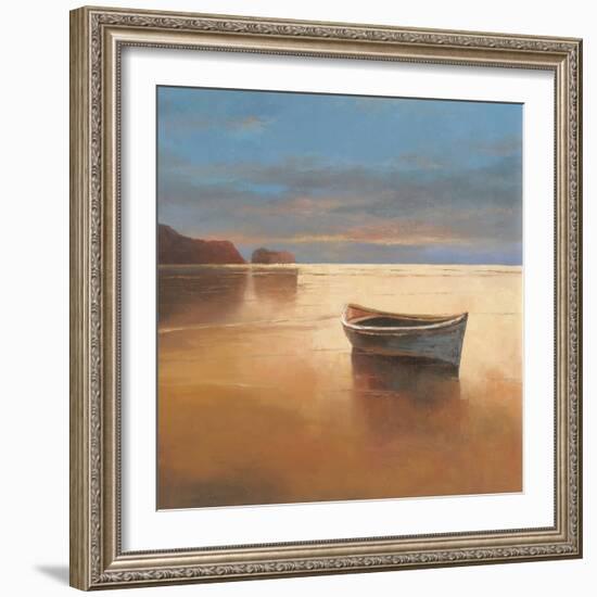 Boat on Beach-TC Chiu-Framed Art Print