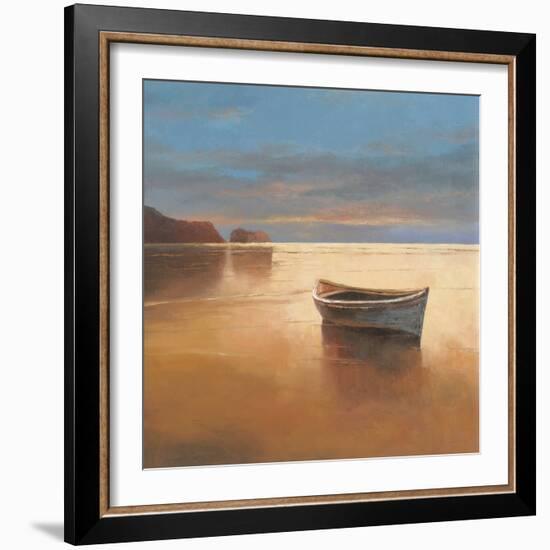 Boat on Beach-TC Chiu-Framed Art Print