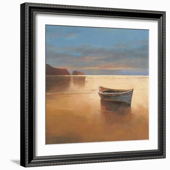 Boat on Beach-TC Chiu-Framed Art Print