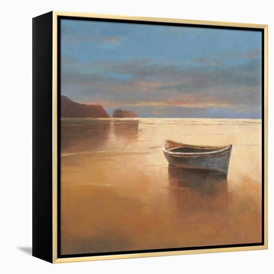 Boat on Beach-TC Chiu-Framed Stretched Canvas
