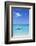 Boat on Blue Lagoon, Nacula Island, Yasawa Islands, Fiji-Ian Trower-Framed Photographic Print