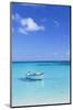 Boat on Blue Lagoon, Nacula Island, Yasawa Islands, Fiji-Ian Trower-Mounted Photographic Print