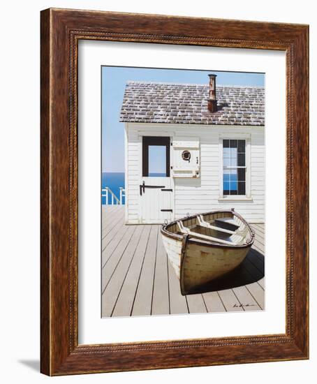 Boat on Deck-Zhen-Huan Lu-Framed Art Print