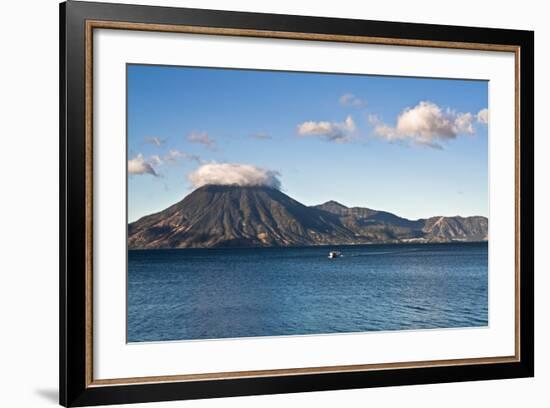 Boat on Lake Attilan-benkrut-Framed Photographic Print