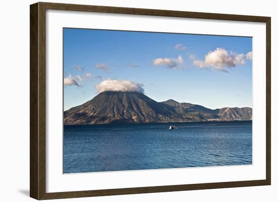 Boat on Lake Attilan-benkrut-Framed Photographic Print