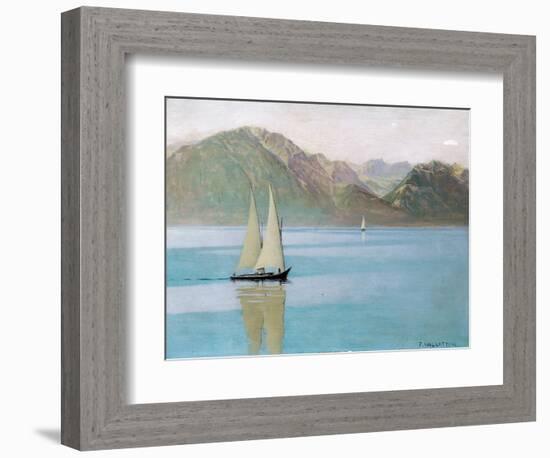 Boat on Lake Geneva, 1892-F?lix Vallotton-Framed Giclee Print