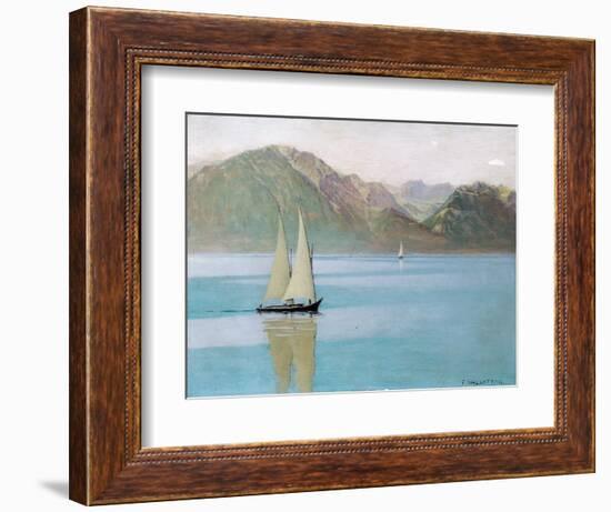 Boat on Lake Geneva, 1892-F?lix Vallotton-Framed Giclee Print