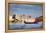 Boat on Pichola Lake near City Palace-Marina Pissarova-Framed Premier Image Canvas
