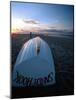 Boat on Sandy Hook Beach, New Jersey-George Oze-Mounted Photographic Print