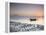 Boat on Sanur Beach at Dawn, Bali, Indonesia-Ian Trower-Framed Premier Image Canvas