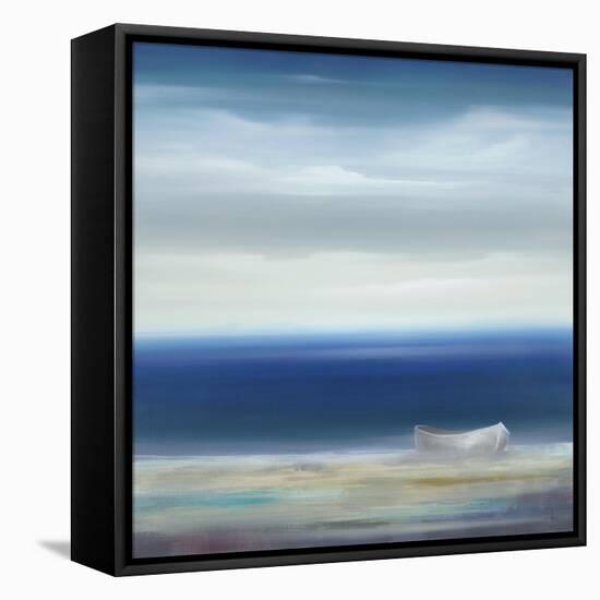 Boat on Shore-Kc Haxton-Framed Stretched Canvas
