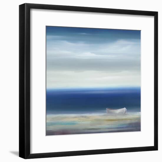 Boat on Shore-Kc Haxton-Framed Art Print