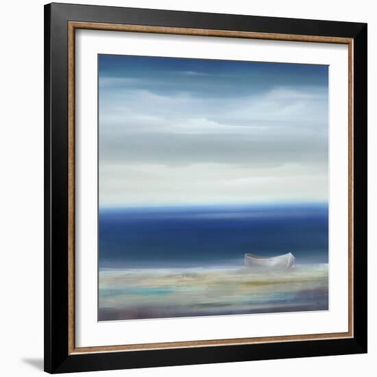 Boat on Shore-Kc Haxton-Framed Art Print