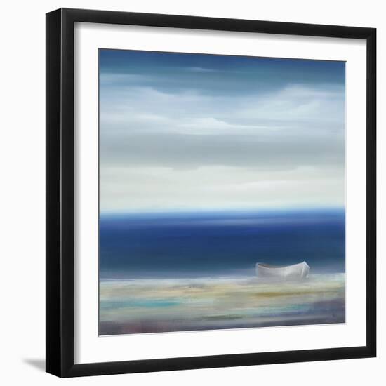 Boat on Shore-Kc Haxton-Framed Art Print