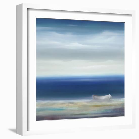 Boat on Shore-Kc Haxton-Framed Art Print