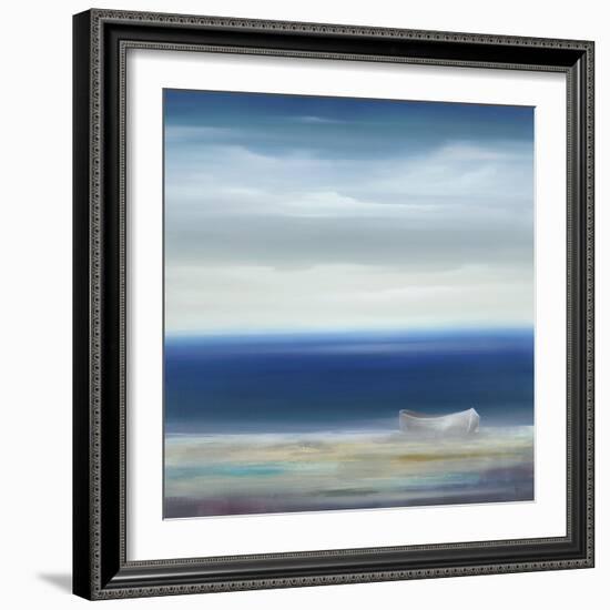 Boat on Shore-Kc Haxton-Framed Art Print