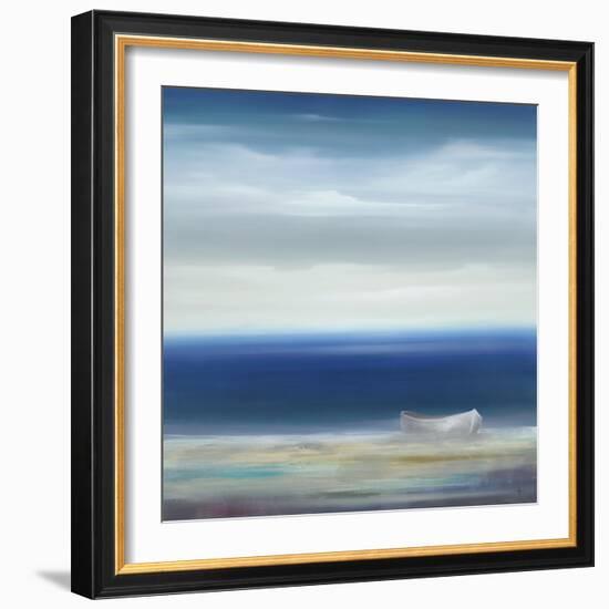 Boat on Shore-Kc Haxton-Framed Art Print