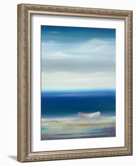 Boat on Shore-KC Haxton-Framed Art Print