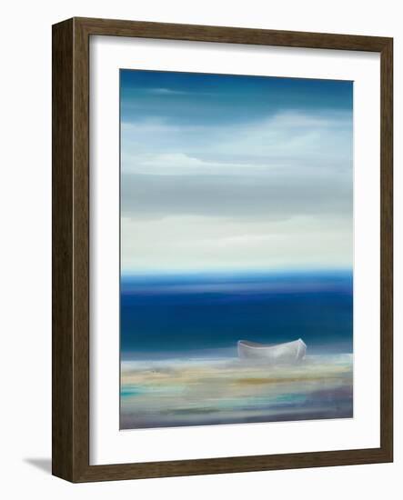 Boat on Shore-KC Haxton-Framed Art Print