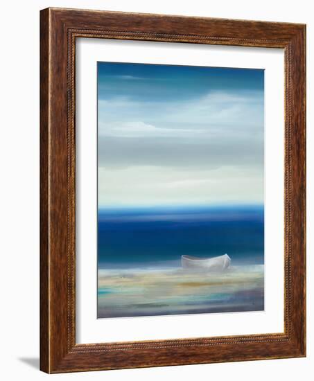 Boat on Shore-KC Haxton-Framed Art Print