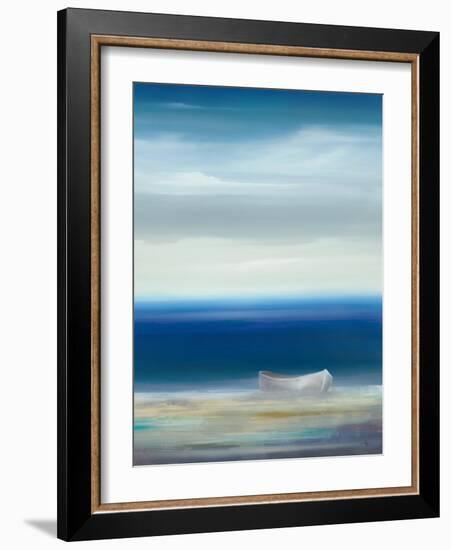 Boat on Shore-KC Haxton-Framed Art Print