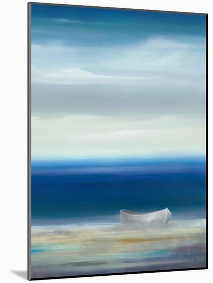 Boat on Shore-KC Haxton-Mounted Art Print