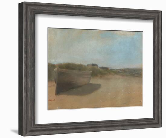 Boat on the Beach, C.1869-Edgar Degas-Framed Giclee Print