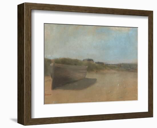 Boat on the Beach, C.1869-Edgar Degas-Framed Giclee Print