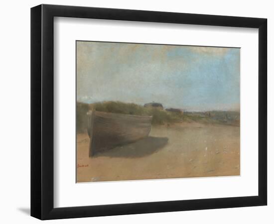 Boat on the Beach, C.1869-Edgar Degas-Framed Giclee Print