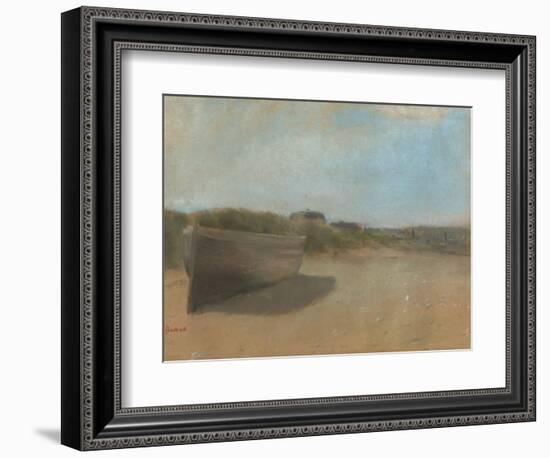 Boat on the Beach, C.1869-Edgar Degas-Framed Giclee Print