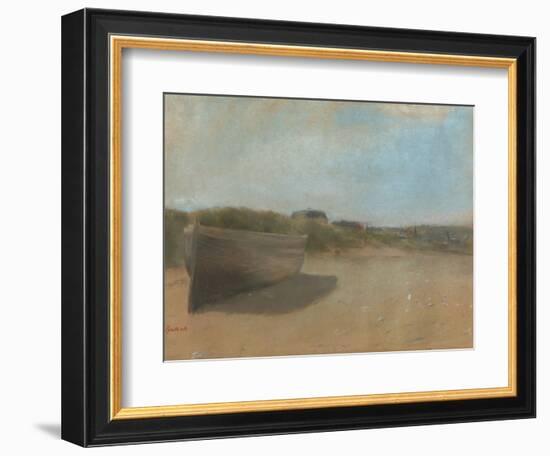 Boat on the Beach, C.1869-Edgar Degas-Framed Giclee Print