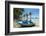 Boat on the Palm-Fringed Beach at This Laid-Back Village and Resort-Rob Francis-Framed Photographic Print