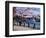 Boat on the Willamette River, Portland, Oregon, USA-Janis Miglavs-Framed Photographic Print