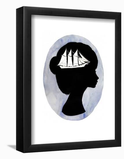 Boat on Your Mind-Charmaine Olivia-Framed Giclee Print