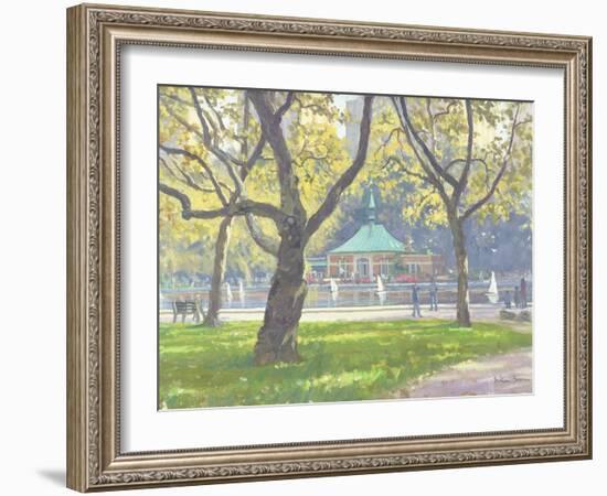 Boat Pond, Central Park-Julian Barrow-Framed Giclee Print