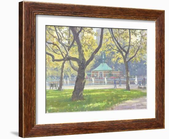 Boat Pond, Central Park-Julian Barrow-Framed Giclee Print