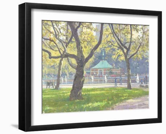 Boat Pond, Central Park-Julian Barrow-Framed Giclee Print