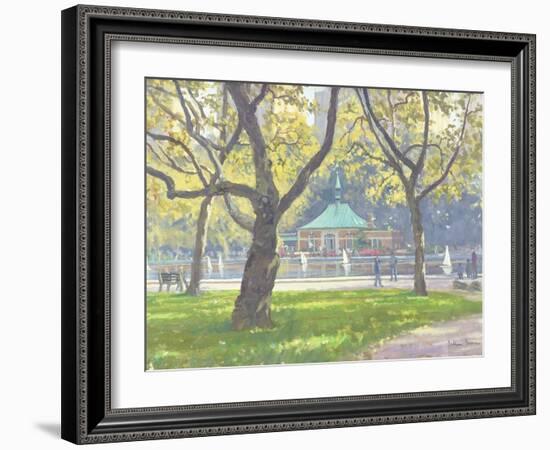 Boat Pond, Central Park-Julian Barrow-Framed Giclee Print